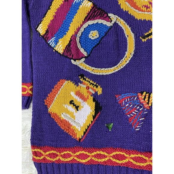 CHAUS Woman vintage novelty pullover long sleeve sweater 2X Volup - Picture 5 of 12